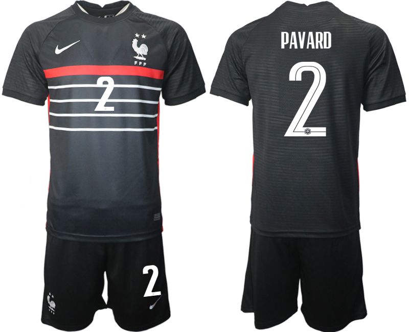 Cheap Men 2022 World Cup National Team France home black 2 Soccer Jersey